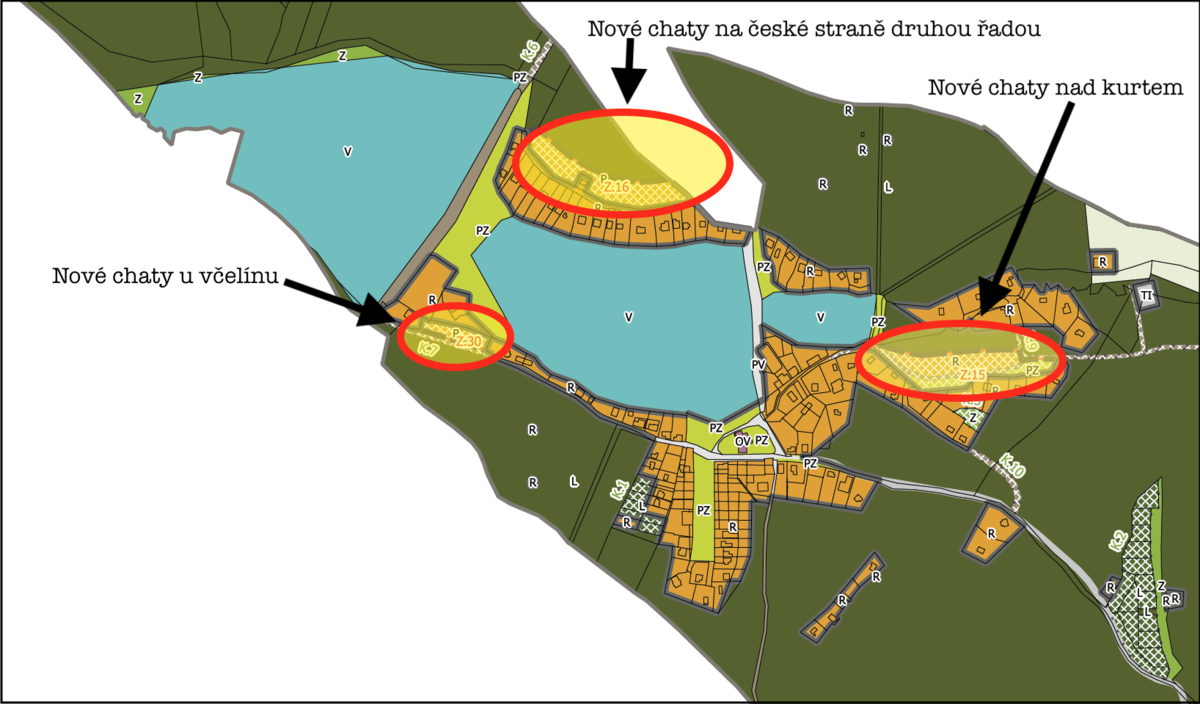 Návrh nové zástavby Okrouhlíku (pro zvětšení klikni)